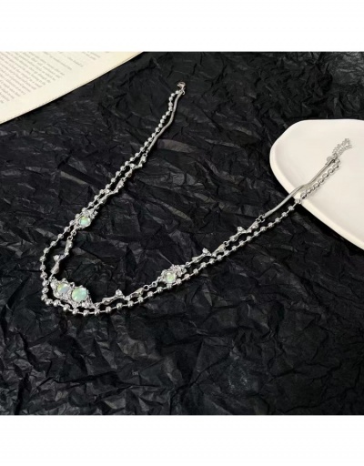 Replica  Women's Titanium Steel Double Layer Necklace #800738 $6.68 USD for Wholesale