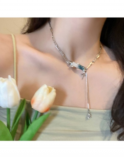 Replica  Versatile Titanium Steel Cool Necklace #800739 $6.94 USD for Wholesale