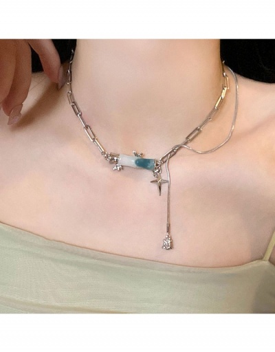 Replica  Versatile Titanium Steel Cool Necklace #800739 $6.94 USD for Wholesale