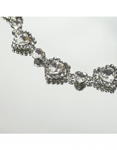 Replica  2022 Rhinestone Heart Party Necklace #800741 $8.76 USD for Wholesale