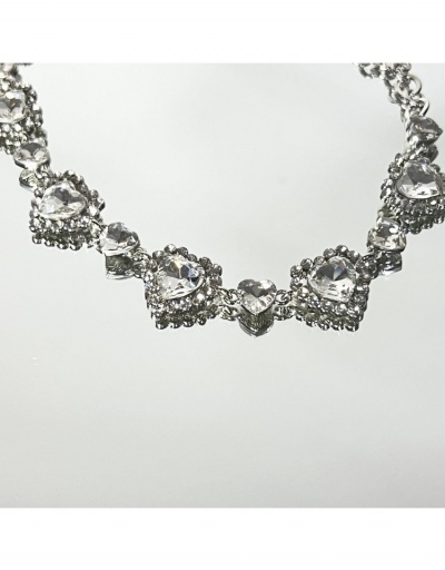 Replica  2022 Rhinestone Heart Party Necklace #800741 $8.76 USD for Wholesale