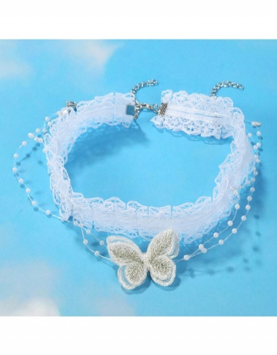 Replica  Cute Ladies Bow Faux Pearl Choker Necklaces #800742 $5.94 USD for Wholesale