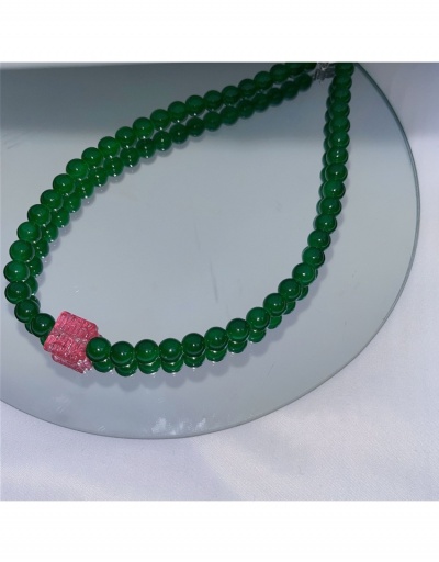 Replica  National Contrast Color Beaded Necklaces #800751 $13.47 USD for Wholesale