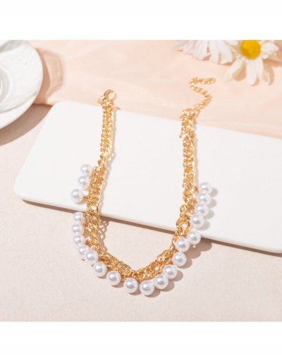 Replica  Fashion Women's Faux Pearl Chain Necklace #800756 $8.79 USD for Wholesale