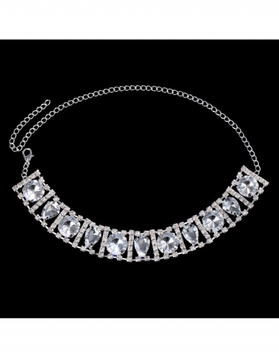 Replica  Luxury Crystal Fashion Versatile Diamond Necklace #800764 $13.53 USD for Wholesale