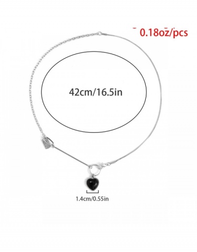 Replica  Minority Design Sense Black Acrylic Necklace #800766 $5.51 USD for Wholesale