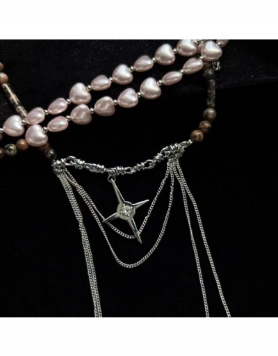 Replica  Fashion Faux Pearl Tassels Women's Chain #800767 $17.30 USD for Wholesale