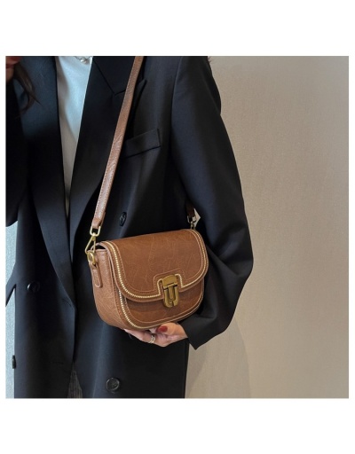 Vintage Brown Ladies Shoulder Bags #800801 $37.83 USD, Wholesale Fashion Shoulder Bags