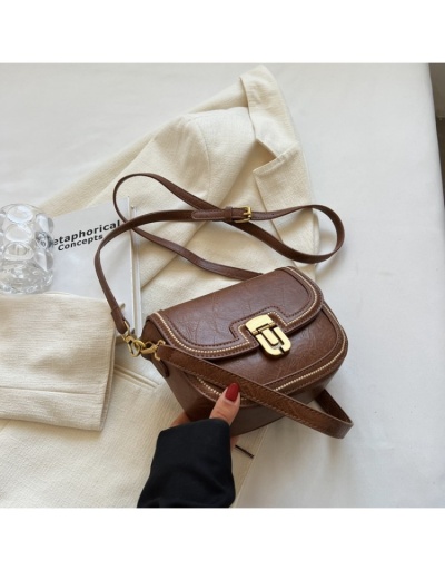 Replica Vintage Brown Ladies Shoulder Bags #800801 $37.83 USD for Wholesale