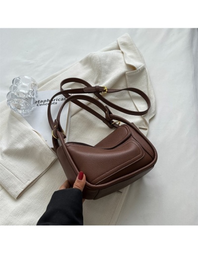 Replica  2022 PU Pure Color Shoulder Bag For Women #800822 $35.70 USD for Wholesale