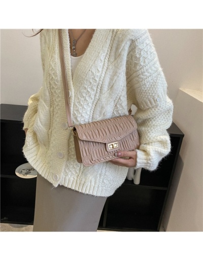 Twist Lock White One Shoulder Bags #800843 $16.80 USD, Wholesale Fashion Shoulder Bags