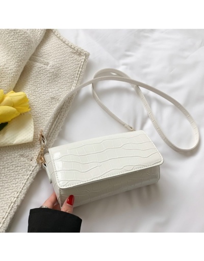 Replica Alligator Print  White Shoulder Bags For Ladies #800856 $20.15 USD for Wholesale