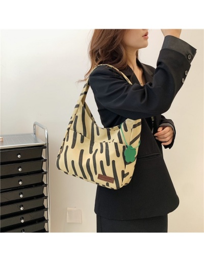 Canvas Printed Hasp One Shoulder Bags #800868 $20.30 USD, Wholesale Fashion Shoulder Bags