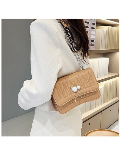 Replica  PU Pure Color Women's Messenger Bag #800870 $22.28 USD for Wholesale