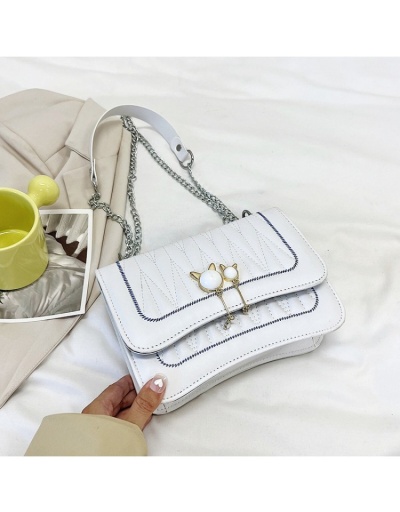 Replica  PU Pure Color Women's Messenger Bag #800870 $22.28 USD for Wholesale