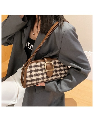 Replica  Casual Simple Plaid Shoulder Bag For Women #800873 $35.00 USD for Wholesale