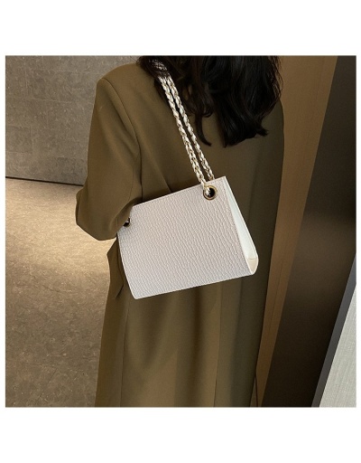 Replica  PU Pure Color Shoulder Bag For Women #800874 $22.28 USD for Wholesale