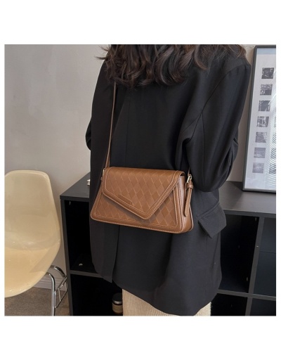 Rhombus Contrast Color  Solid Shoulder Bags #800890 $44.85 USD, Wholesale Fashion Shoulder Bags