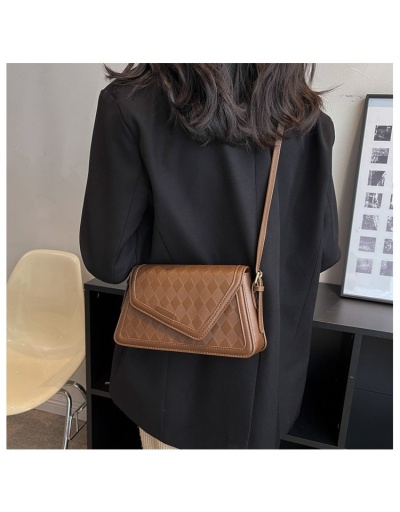 Replica Rhombus Contrast Color  Solid Shoulder Bags #800890 $44.85 USD for Wholesale