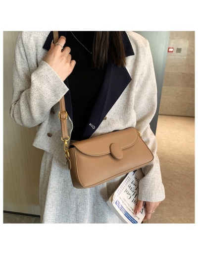 Replica  Fashion Pure Color Trendy Baguette Shoulder Bags #800891 $37.50 USD for Wholesale