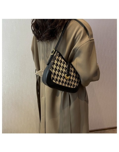 Replica Houndstooth One Shoulder Bags For Women #800893 $39.83 USD for Wholesale