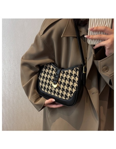 Replica Houndstooth One Shoulder Bags For Women #800893 $39.83 USD for Wholesale