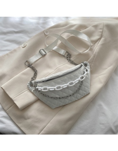  Simple Casual Chain Women's Cross-body Waist Bag #800897 $18.75 USD, Wholesale Fashion Shoulder Bags