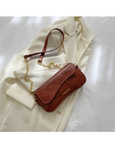 Replica  New Simple Casual Brown Shoulder Bags #800908 $21.45 USD for Wholesale