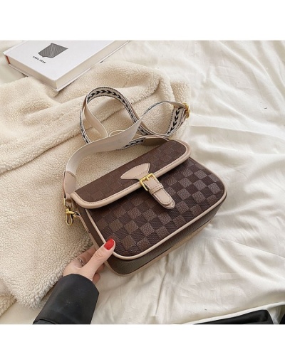  2022 New Simple Plaid Shoulder Bags #800910 $40.60 USD, Wholesale Fashion Shoulder Bags