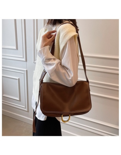 Replica  Street Soft Leather Large Capacity Shoulder Bag #800916 $41.60 USD for Wholesale