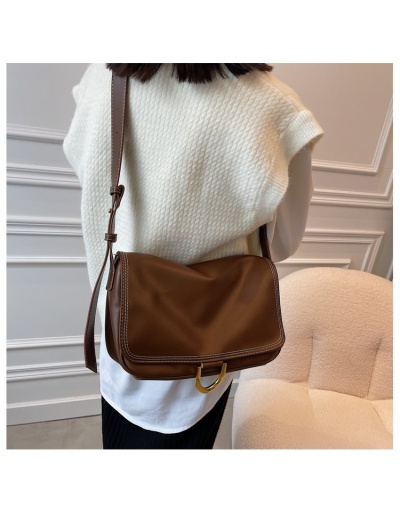 Replica  Street Soft Leather Large Capacity Shoulder Bag #800916 $41.60 USD for Wholesale