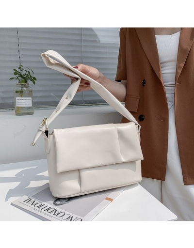 Replica Stylish Ladies Pure Color Hasp One Shoulder Bags #800917 $37.80 USD for Wholesale