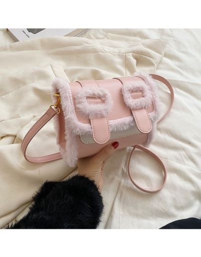 Replica Plush Patchwork  Cute Cross Body Shoulder Bags #800919 $39.90 USD for Wholesale