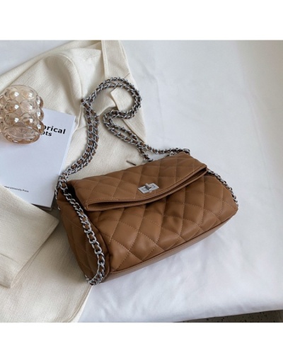 Replica Large Capacity Rhombus Lattice Ladies Shoulder Bags #800925 $27.48 USD for Wholesale