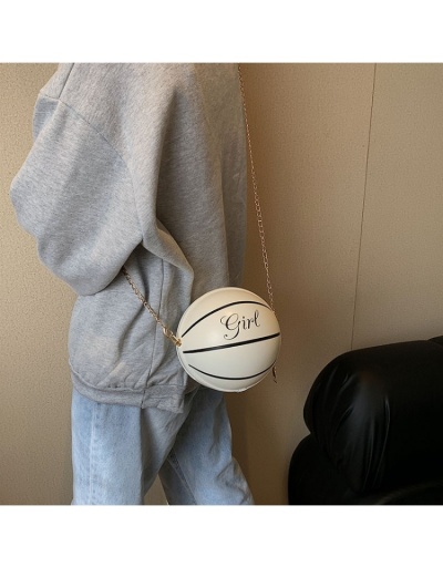 Replica  Fashion Texture Letter Basketball Shoulder Bag #800931 $26.25 USD for Wholesale