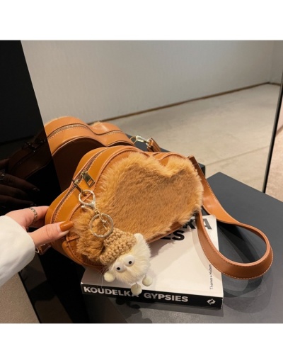  Pure Color Plush Cloud Bags For Women #800933 $37.57 USD, Wholesale Fashion Shoulder Bags