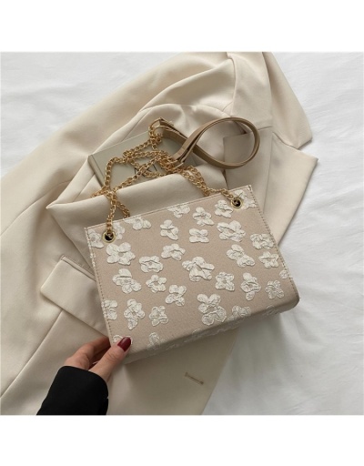 Replica Shopping Flowers Pattern Chain Shoulder Tote Bags #800948 $23.40 USD for Wholesale