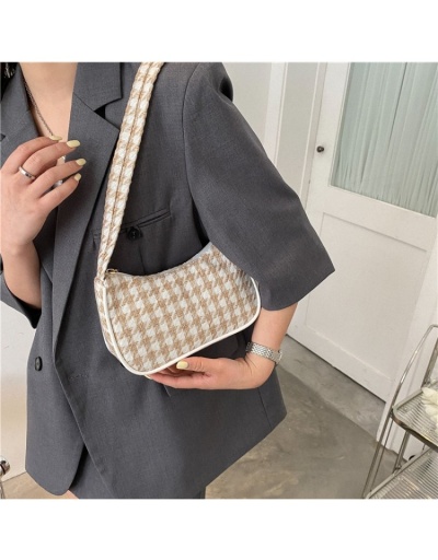 Casual Canvas  Houndstooth Ladies Shoulder  Bags #800949 $9.38 USD, Wholesale Fashion Shoulder Bags