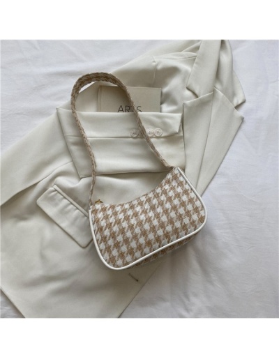 Replica Casual Canvas  Houndstooth Ladies Shoulder  Bags #800949 $9.38 USD for Wholesale