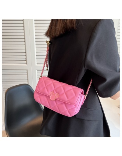 Replica Rhombus Lattice Black Chain Shoulder Bags #800951 $35.78 USD for Wholesale