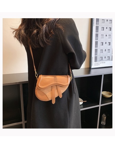 Replica  Retro PU Pure Color Ladies Cross Body Bag #800961 $34.30 USD for Wholesale