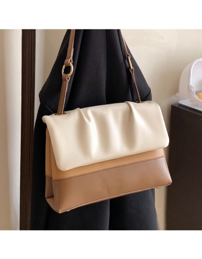  Summer PU Contrast Color Women's Shoulder Bags #800963 $45.29 USD, Wholesale Fashion Shoulder Bags