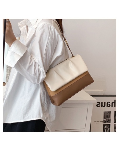 Replica  Summer PU Contrast Color Women's Shoulder Bags #800963 $45.29 USD for Wholesale