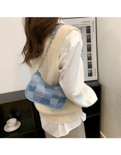 Replica  Casual Simple Plaid Women's One Shoulder Bag #800965 $9.75 USD for Wholesale