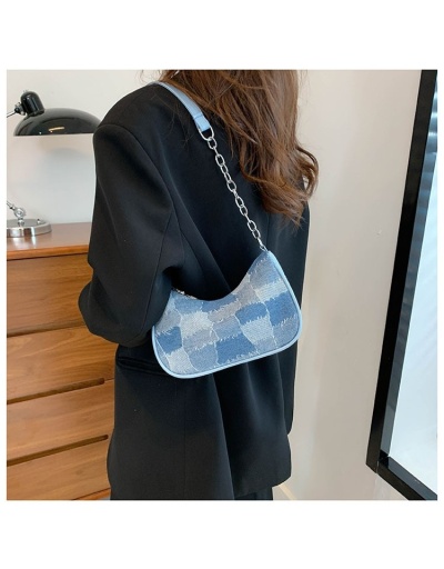 Replica  Casual Simple Plaid Women's One Shoulder Bag #800965 $9.75 USD for Wholesale