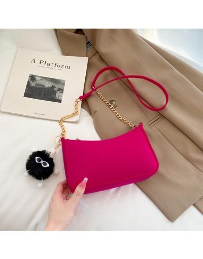 Replica  PU Pure Color Shoulder Bags For Women #800968 $18.20 USD for Wholesale