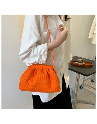 Replica  Casual Solid Simple Canvas Cloud Shoulder Bag #800971 $25.51 USD for Wholesale