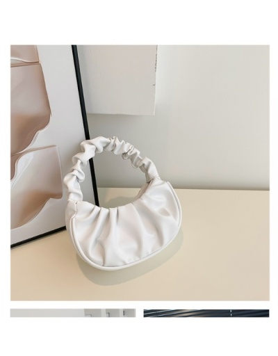 Replica  Simple Fashion PU Ruched Shoulder Bag #800975 $13.30 USD for Wholesale