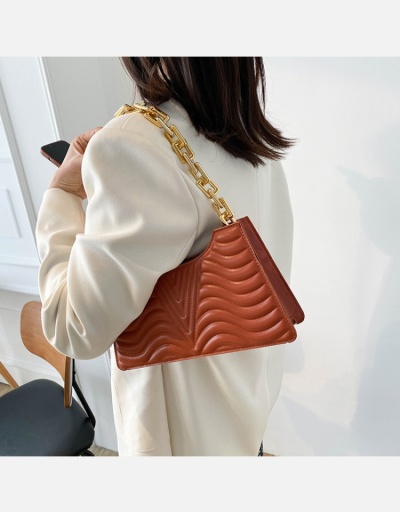 Replica Fashion Trends Solid Golden Chain Shoulder Bag #800976 $15.00 USD for Wholesale