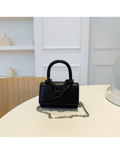 Replica  PU Pure Color Chain Women's Small Square Bag #800977 $10.86 USD for Wholesale